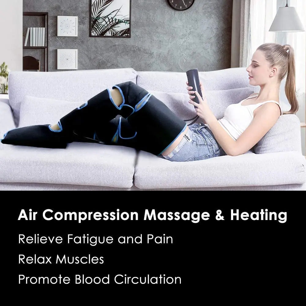 Foot & Leg Air Pressure Massager – Circulation & Lymphatic Drainage Device