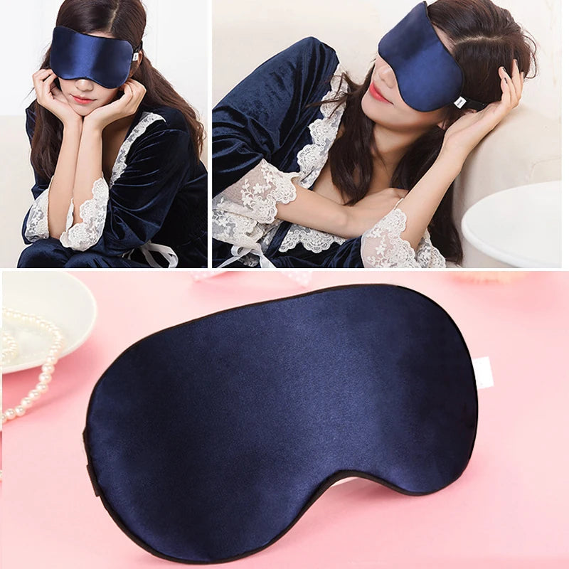 100% Natural Mulberry Silk Sleep Mask – Soft & Comfortable Eye Cover