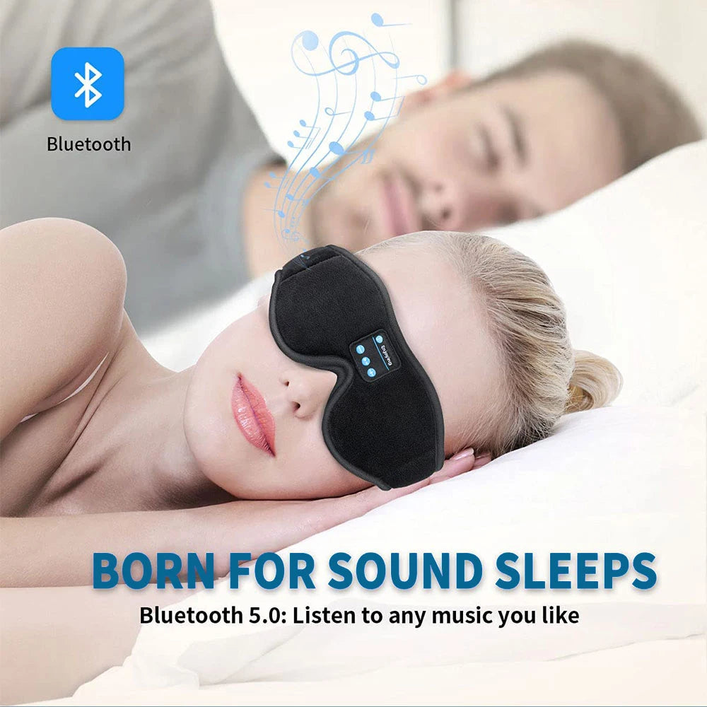 3D Bluetooth Sleep Mask with Built-In HD Headphones
