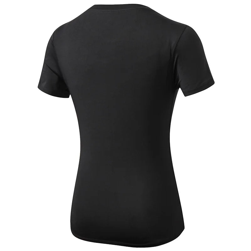 Women’s Quick-Dry Slim Fit Yoga Top – Short Sleeve Fitness Tee