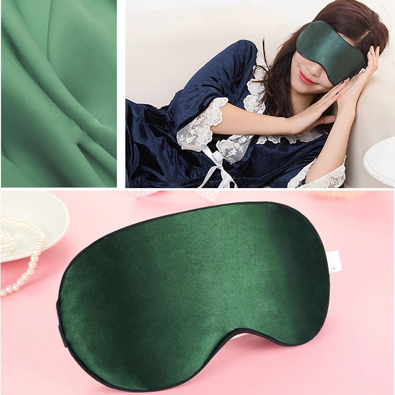 100% Natural Mulberry Silk Sleep Mask – Soft & Comfortable Eye Cover