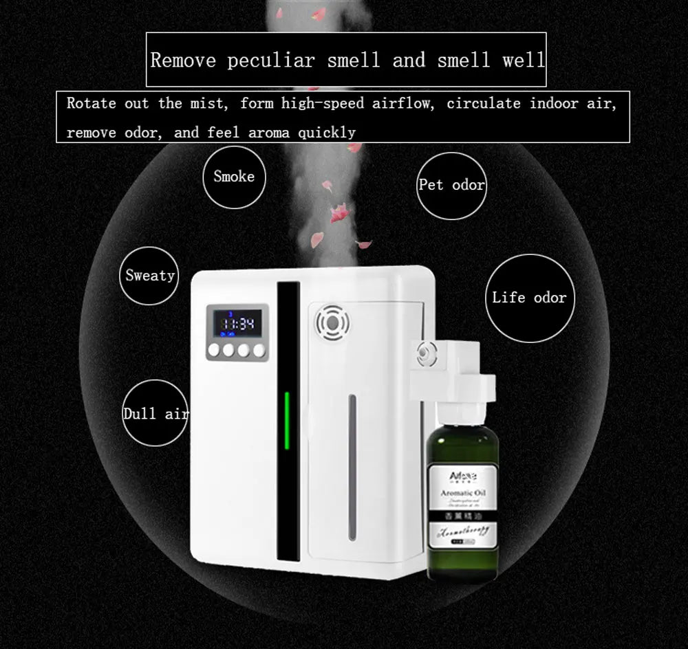 160ml Wall-Mounted Scent Machine – Hotel-Grade Aroma Diffuser