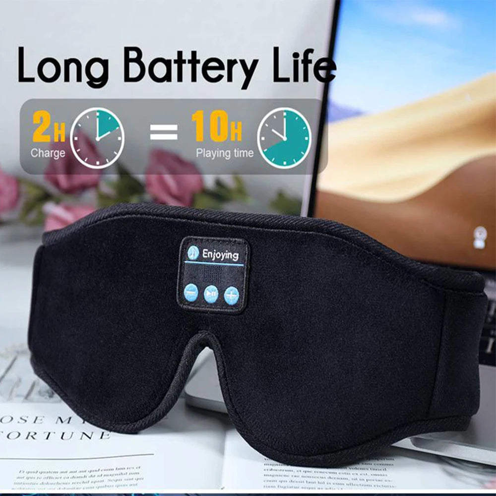 3D Bluetooth Sleep Mask with Built-In HD Headphones