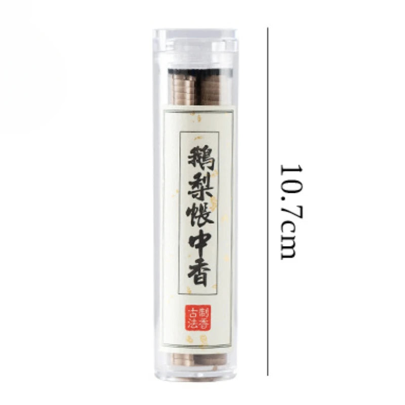 Natural Disk Incense & Mini Burner – Sandalwood & Cinnamon Aromatherapy