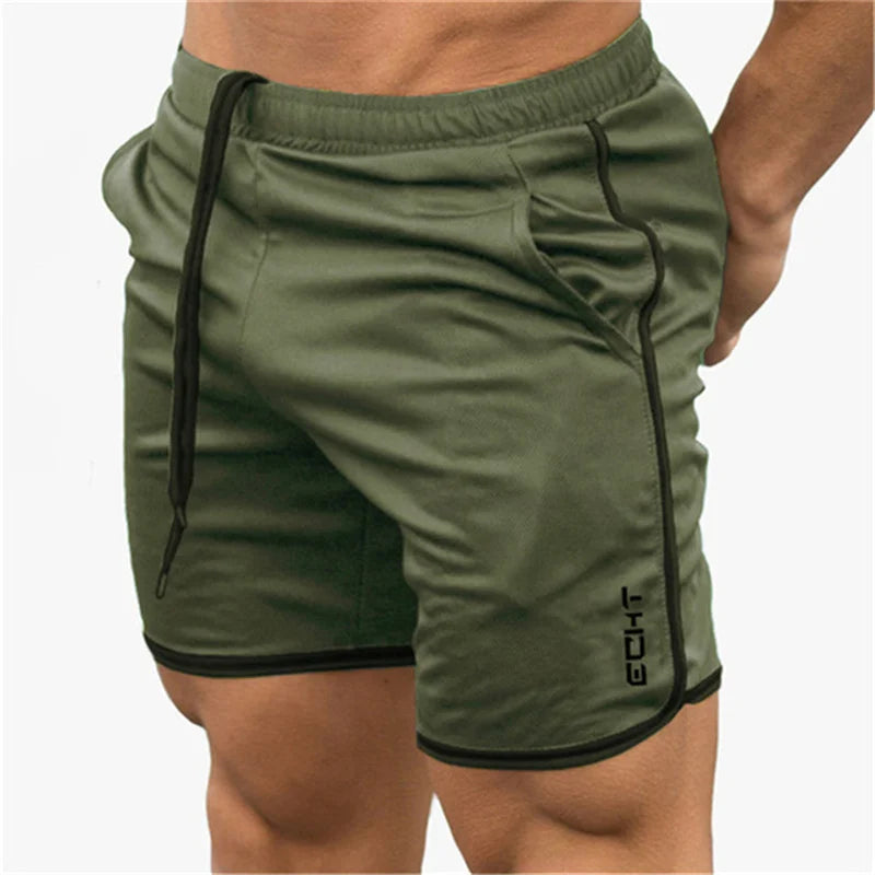 Men’s Quick-Dry Fitness Shorts – Breathable Mesh Gym & Jogger Shorts