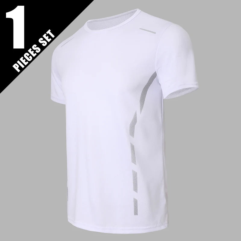 Men’s Summer Quick-Dry Printed Sports T-Shirt – Loose Fit