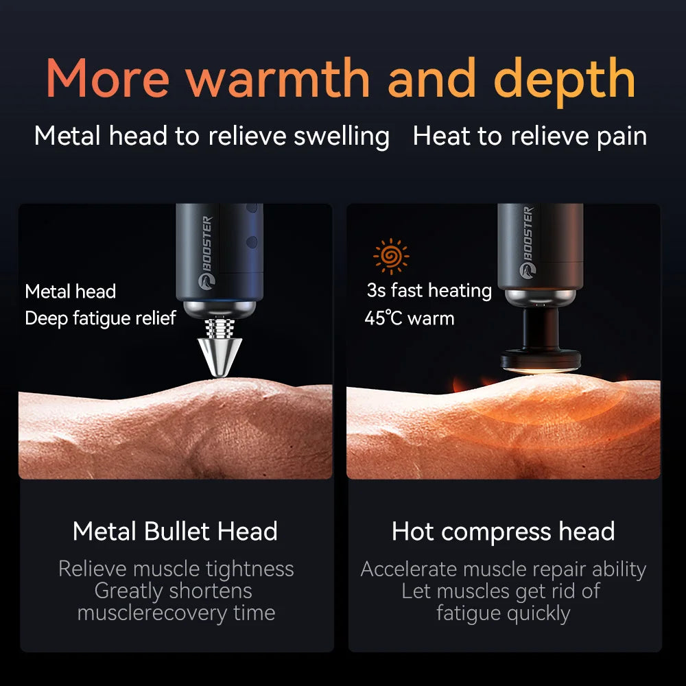 Booster Electric Massage Gun – Smart Fascia Muscle Relaxation Device