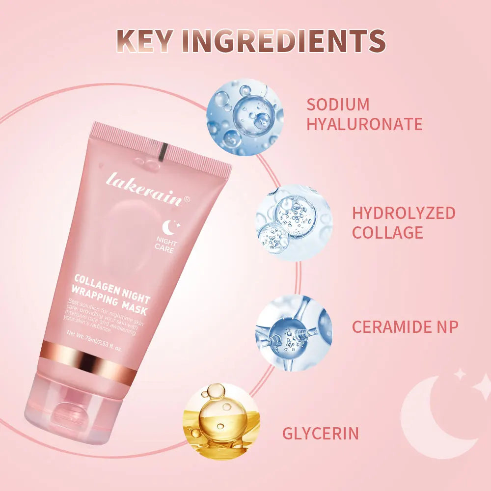 Collagen Jelly Cream – Hydrating & Firming Overnight Peel-Off Mask