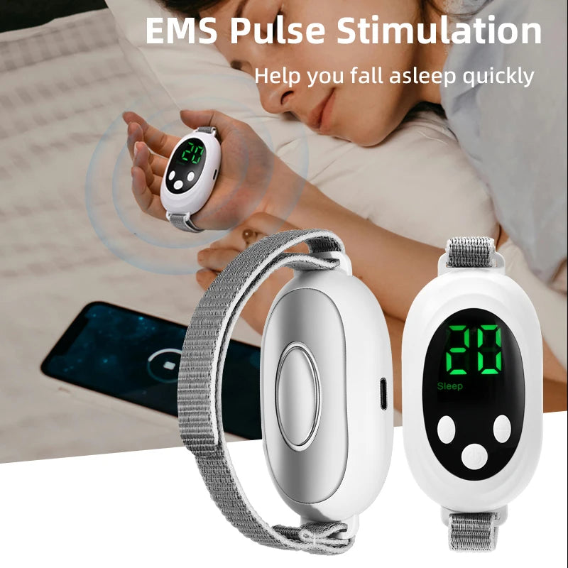 Microcurrent EMS Sleep Aid Device – Insomnia & Stress Relief