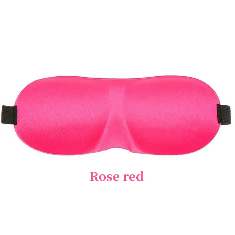 3D Contoured Sleep Mask – Light-Blocking Eye Cover