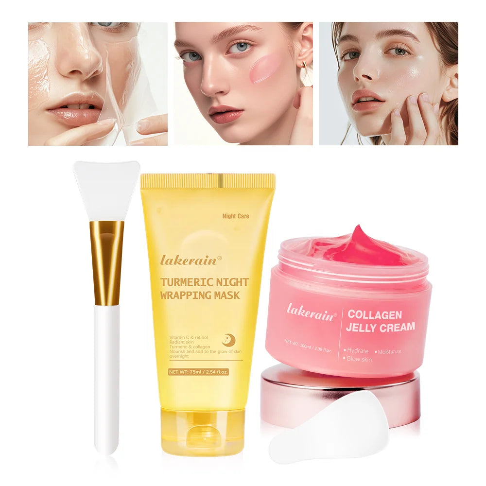 Collagen Jelly Cream – Hydrating & Firming Overnight Peel-Off Mask