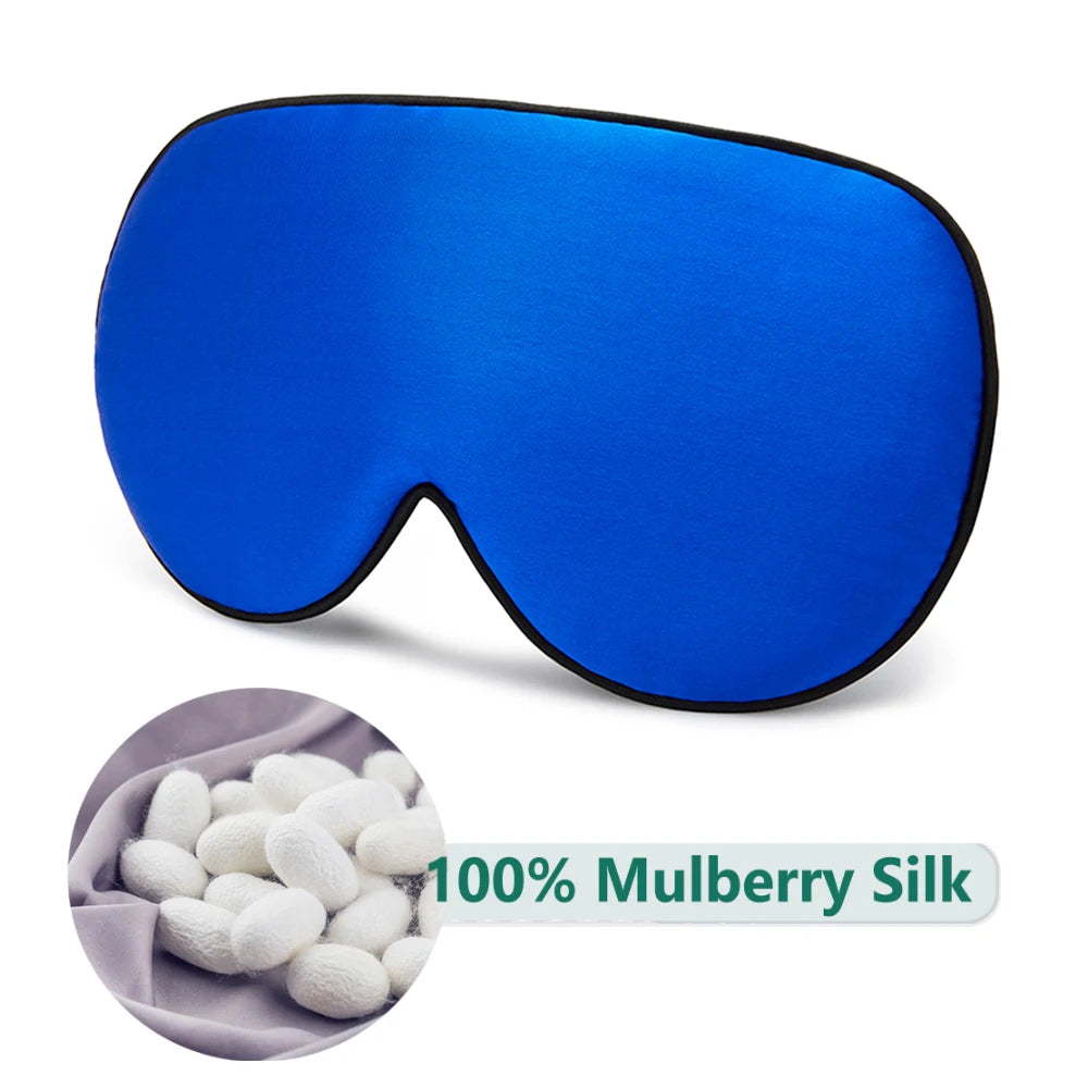100% Natural Mulberry Silk Sleep Mask – Soft & Comfortable Eye Cover