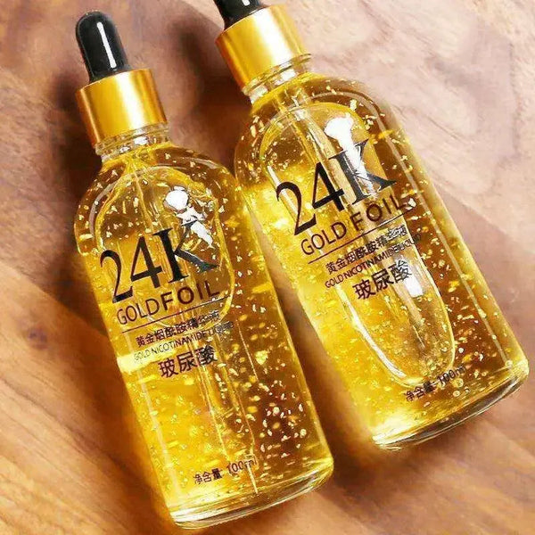 24K Gold Hyaluronic Acid Face Serum – 100ml Anti-Aging Collagen Essence