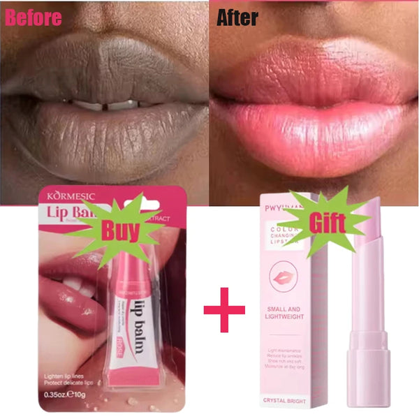 Dark Lip Lightening Balm – Pink Lip Exfoliating Moisturizer