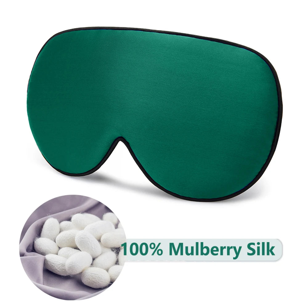 100% Natural Mulberry Silk Sleep Mask – Soft & Comfortable Eye Cover