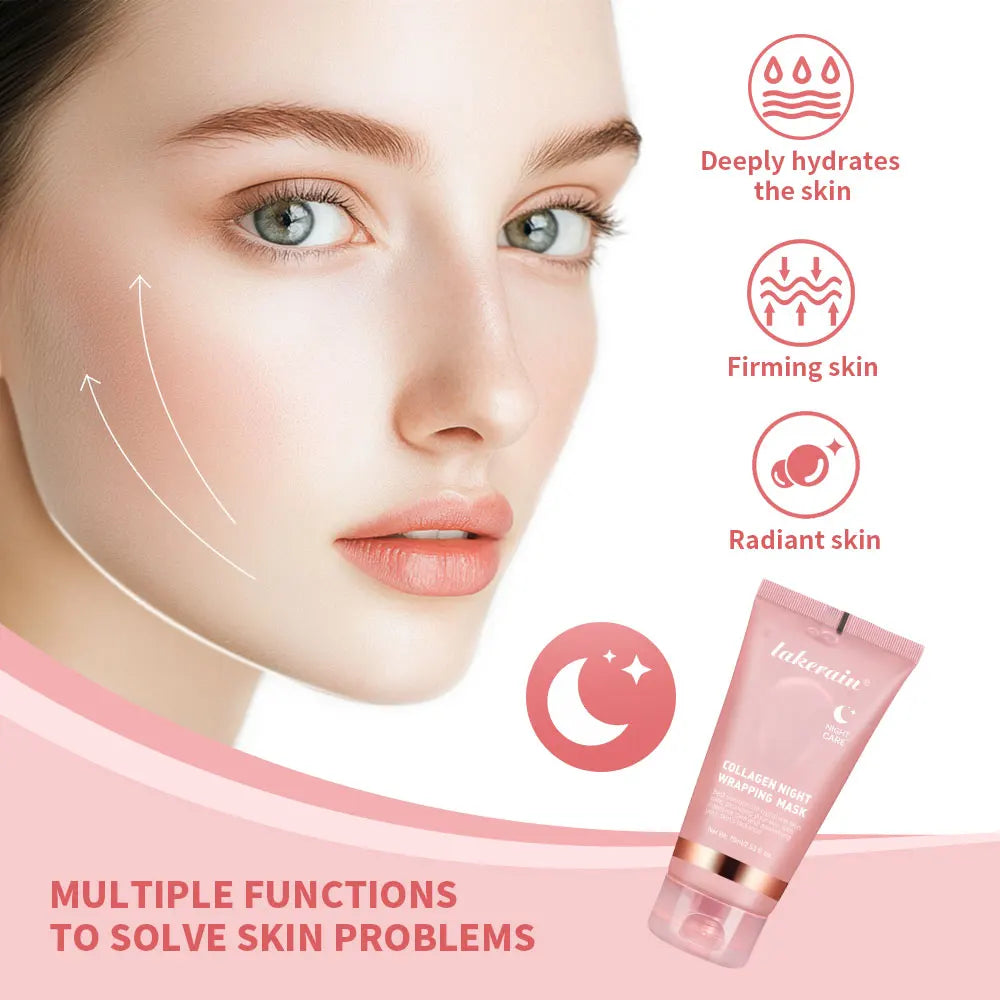 Collagen Jelly Cream – Hydrating & Firming Overnight Peel-Off Mask
