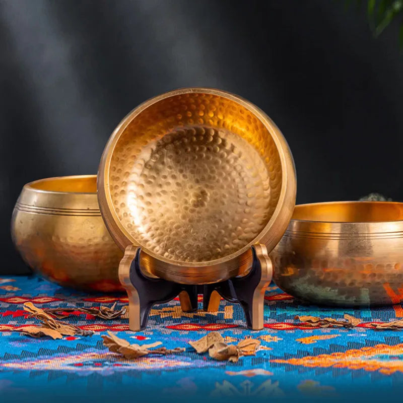 Tibetan Brass Singing Bowl – Handmade Meditation & Healing Tool