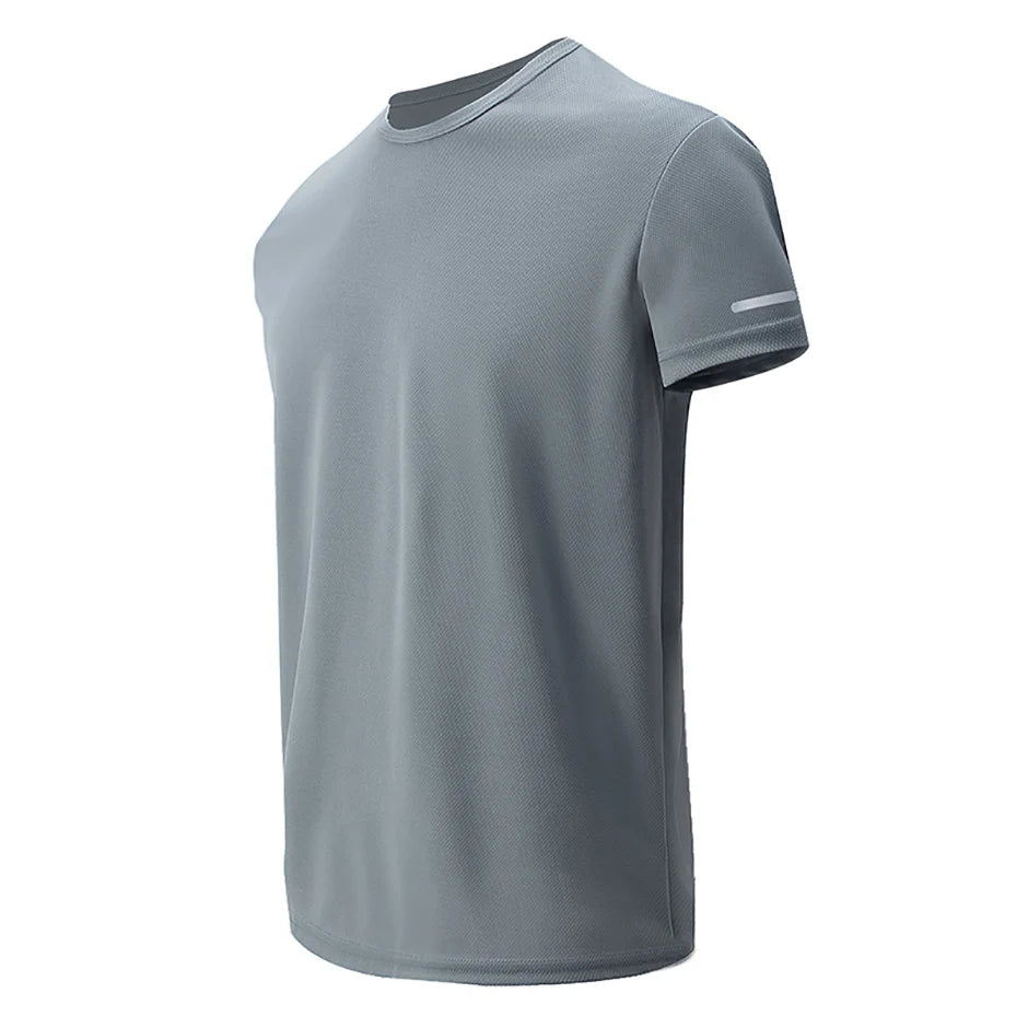 Men’s Summer Quick-Dry Printed Sports T-Shirt – Loose Fit
