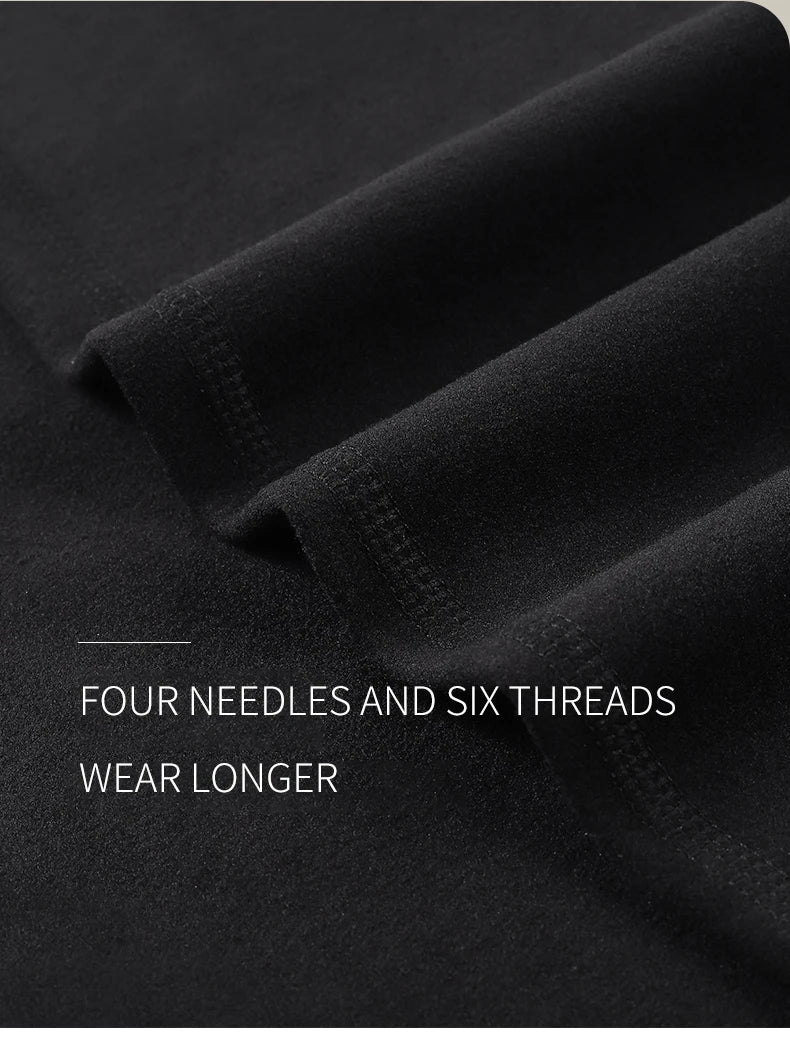 Men’s Warm Plush Pants – Thickened Slim-Fit Sports Bottoms