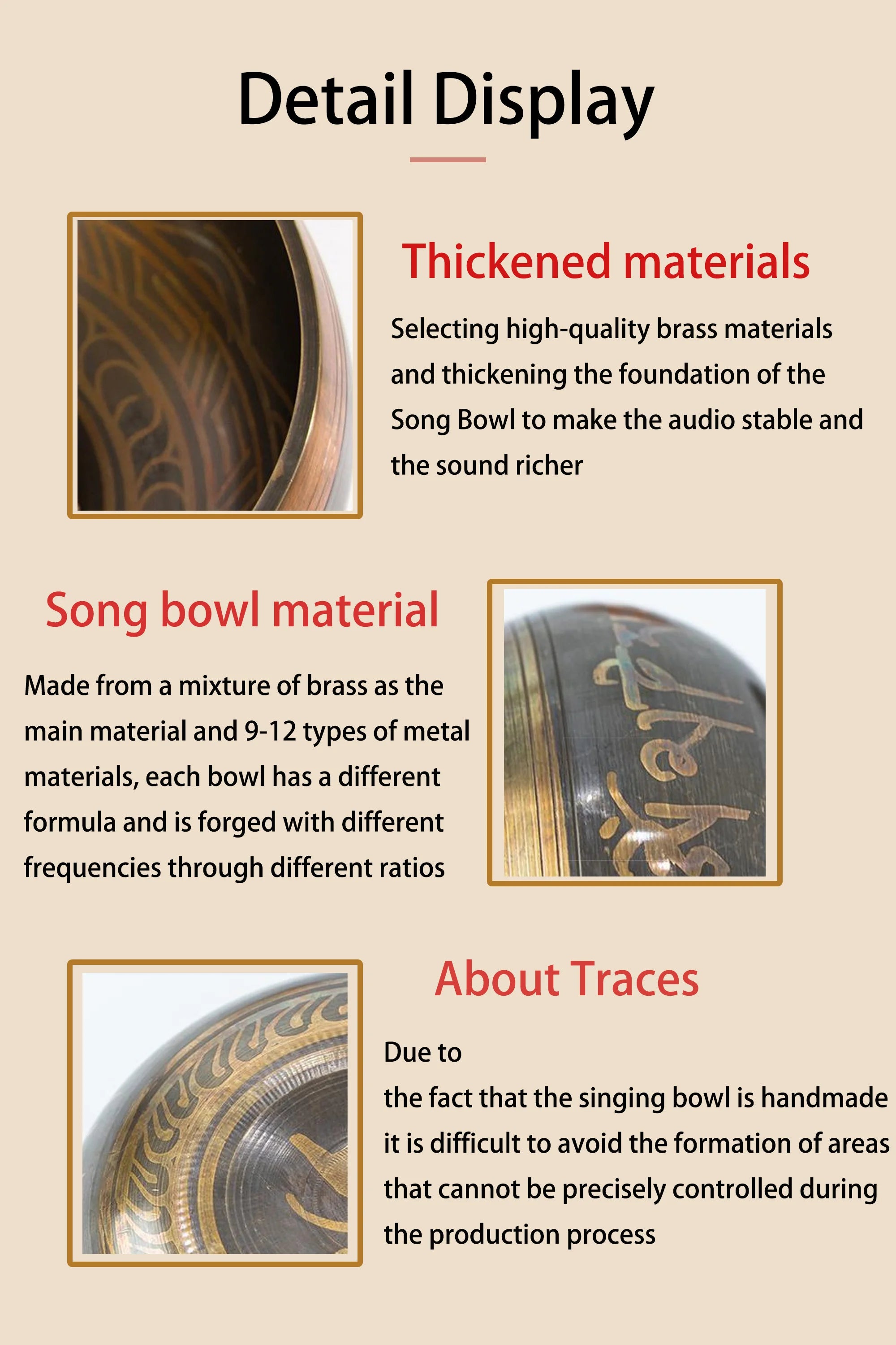 Tibetan Singing Bowl Set – 8.5–20CM for Meditation & Chakra Healing