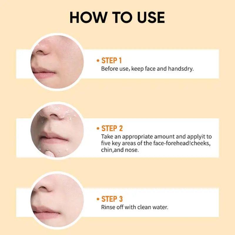 Orange Exfoliating Gel – 50g Gentle Face & Body Scrub