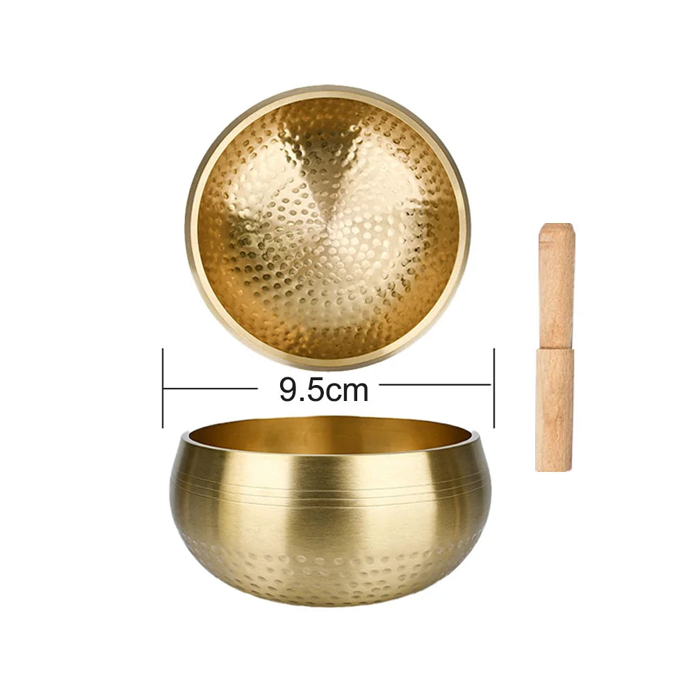 Tibetan Brass Singing Bowl – Handmade Meditation & Healing Tool