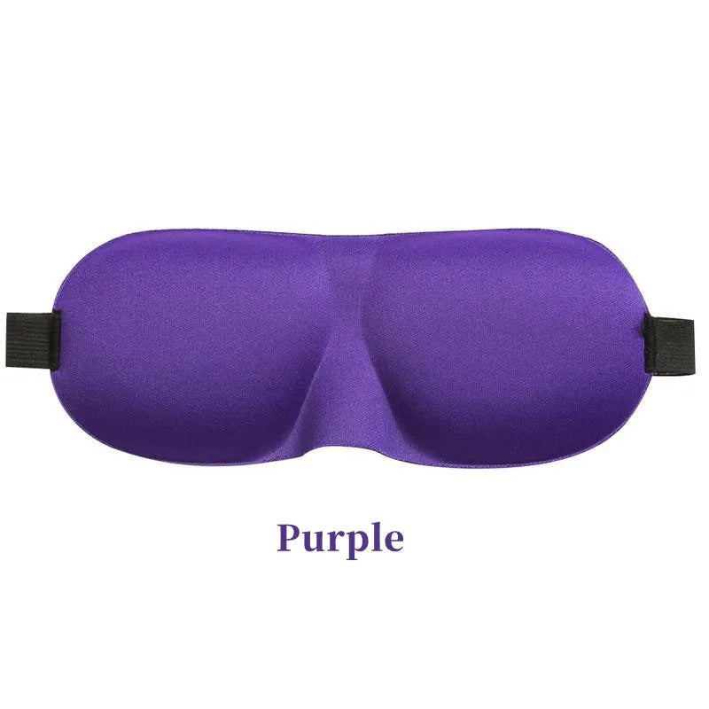 3D Contoured Sleep Mask – Light-Blocking Eye Cover