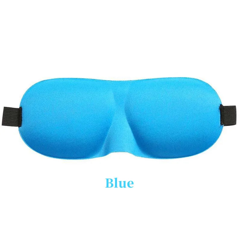 3D Contoured Sleep Mask – Light-Blocking Eye Cover