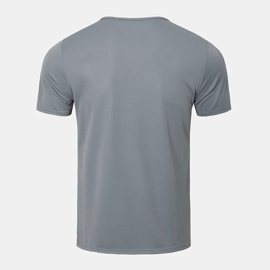 Men’s Summer Quick-Dry Printed Sports T-Shirt – Loose Fit