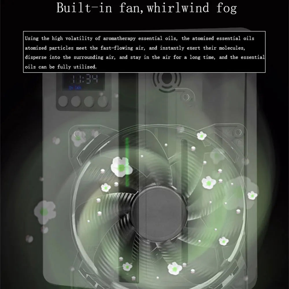 160ml Wall-Mounted Scent Machine – Hotel-Grade Aroma Diffuser