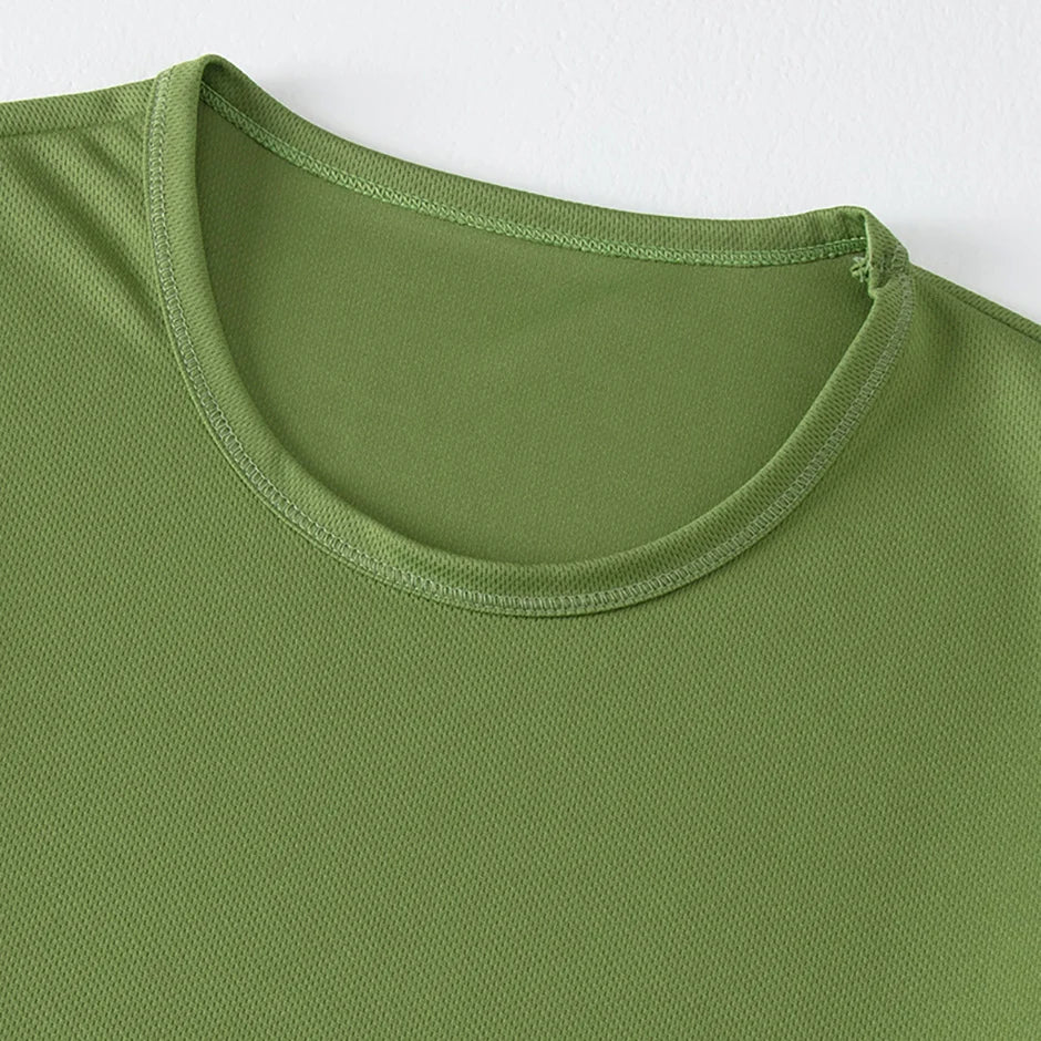 Men’s Summer Quick-Dry Printed Sports T-Shirt – Loose Fit