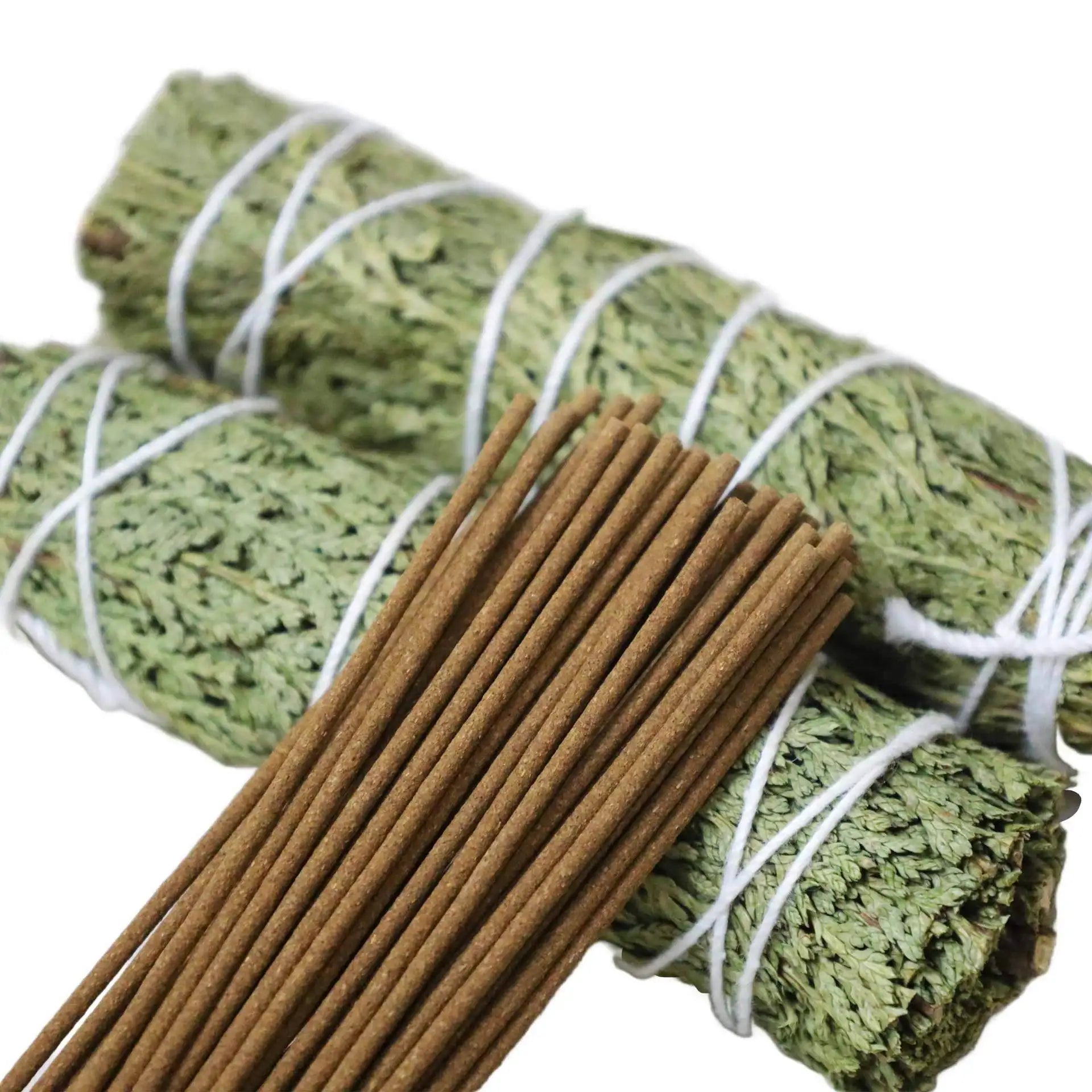 Palo Santo & White Sage Incense – Natural Aromatherapy Wood Set