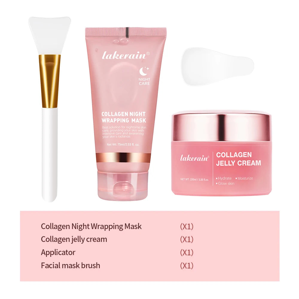 Collagen Jelly Cream – Hydrating & Firming Overnight Peel-Off Mask