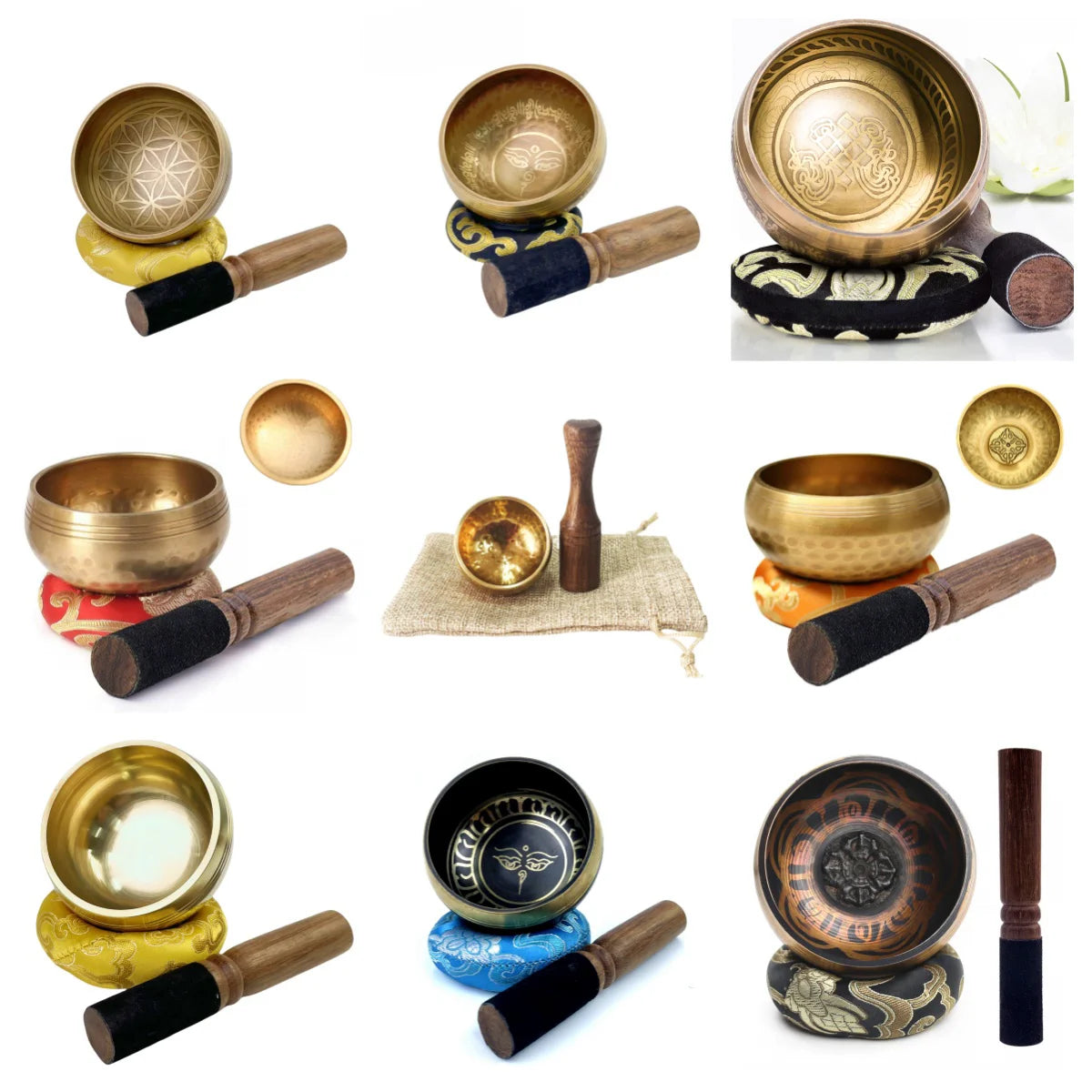 Mini Tibetan Singing Bowl – Handmade Meditation & Yoga Bowl