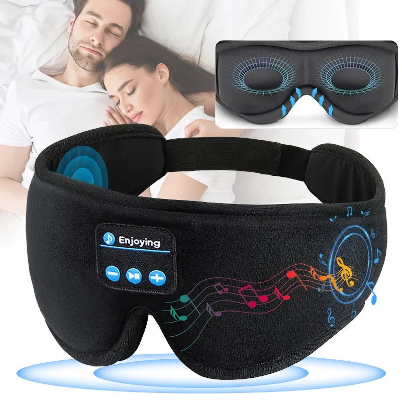 3D Bluetooth Sleep Mask with Built-In HD Headphones