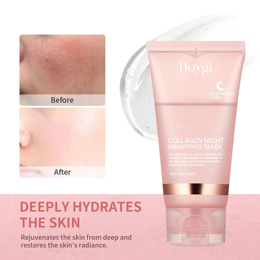 Collagen Overnight Peel-Off Mask – Hydrating Korean Night Care Set