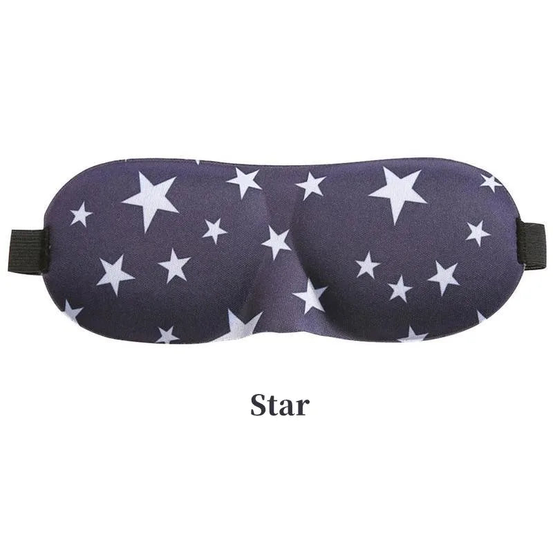 3D Contoured Sleep Mask – Light-Blocking Eye Cover
