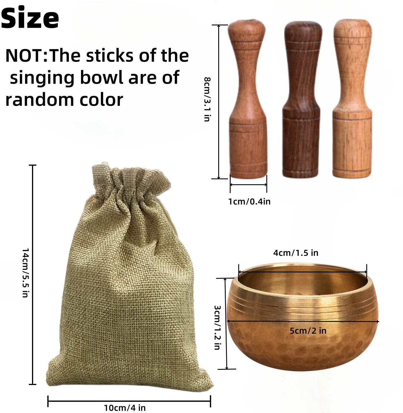 Mini Tibetan Singing Bowl – Handmade Meditation & Yoga Bowl