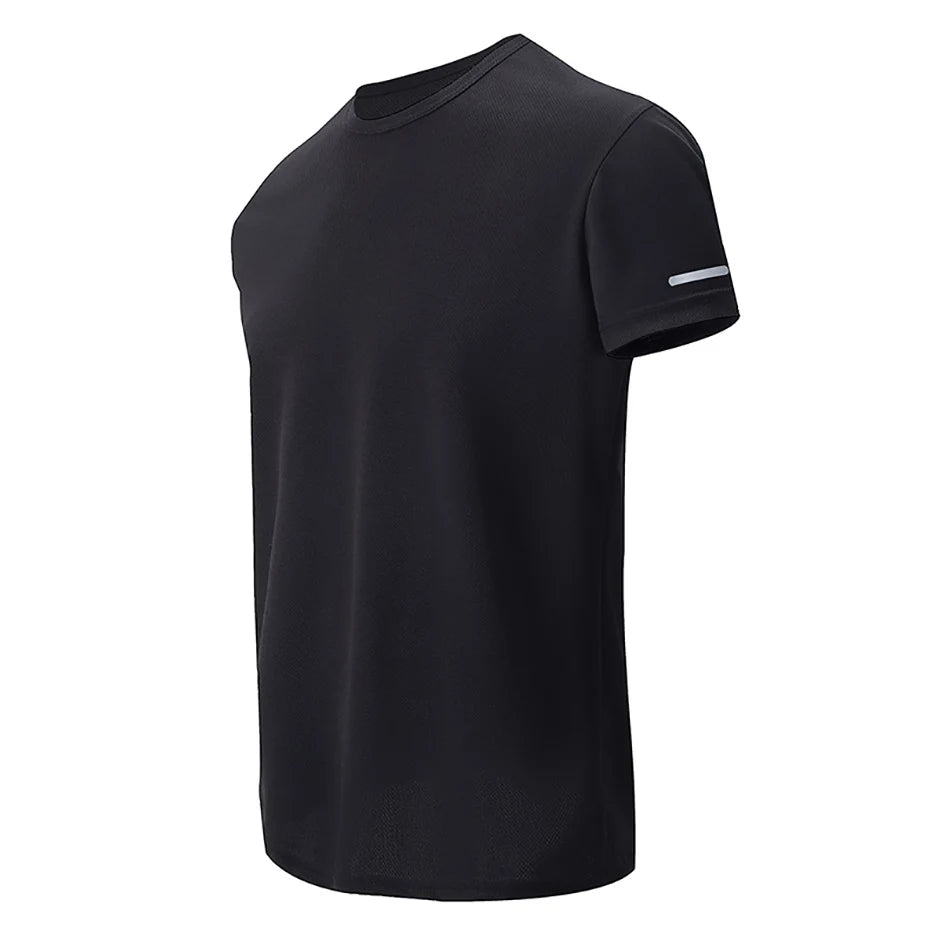 Men’s Summer Quick-Dry Printed Sports T-Shirt – Loose Fit
