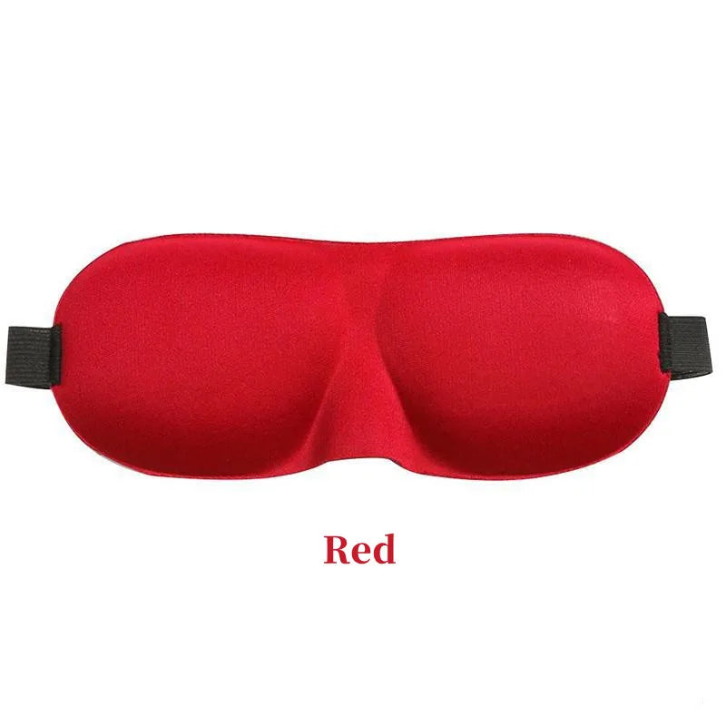 3D Contoured Sleep Mask – Light-Blocking Eye Cover