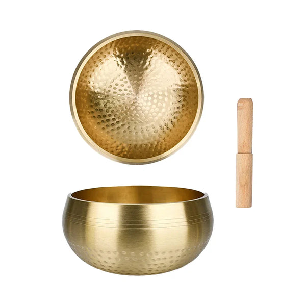 Tibetan Brass Singing Bowl – Handmade Meditation & Healing Tool