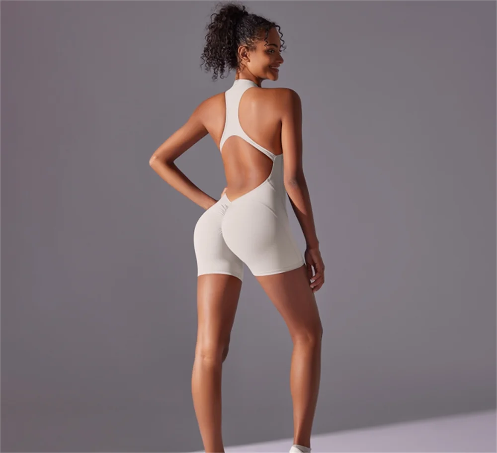 Women’s High-Intensity Sports Jumpsuit – Tight-Fit Yoga & Fitness Suit