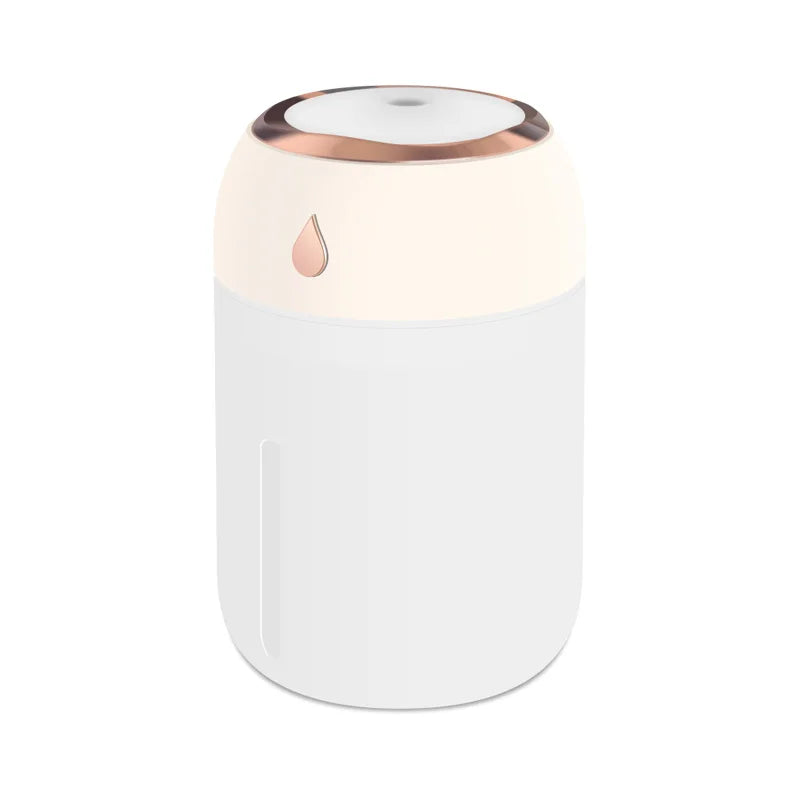 Portable Mini USB Humidifier – 330ml LED Aroma Diffuser
