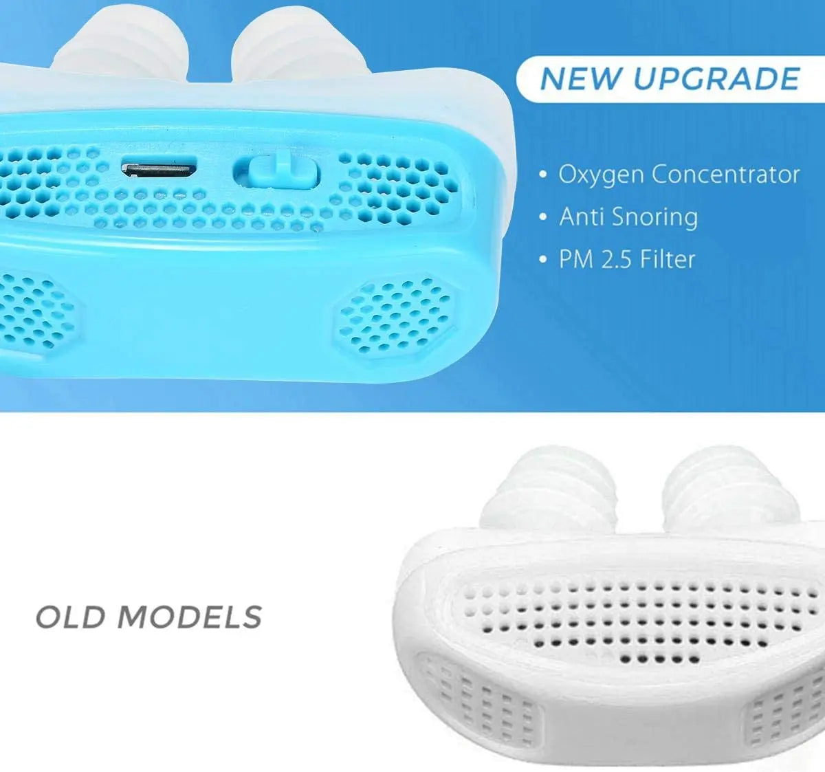 Electronic Anti-Snoring Device – USB Rechargeable Nose Vent