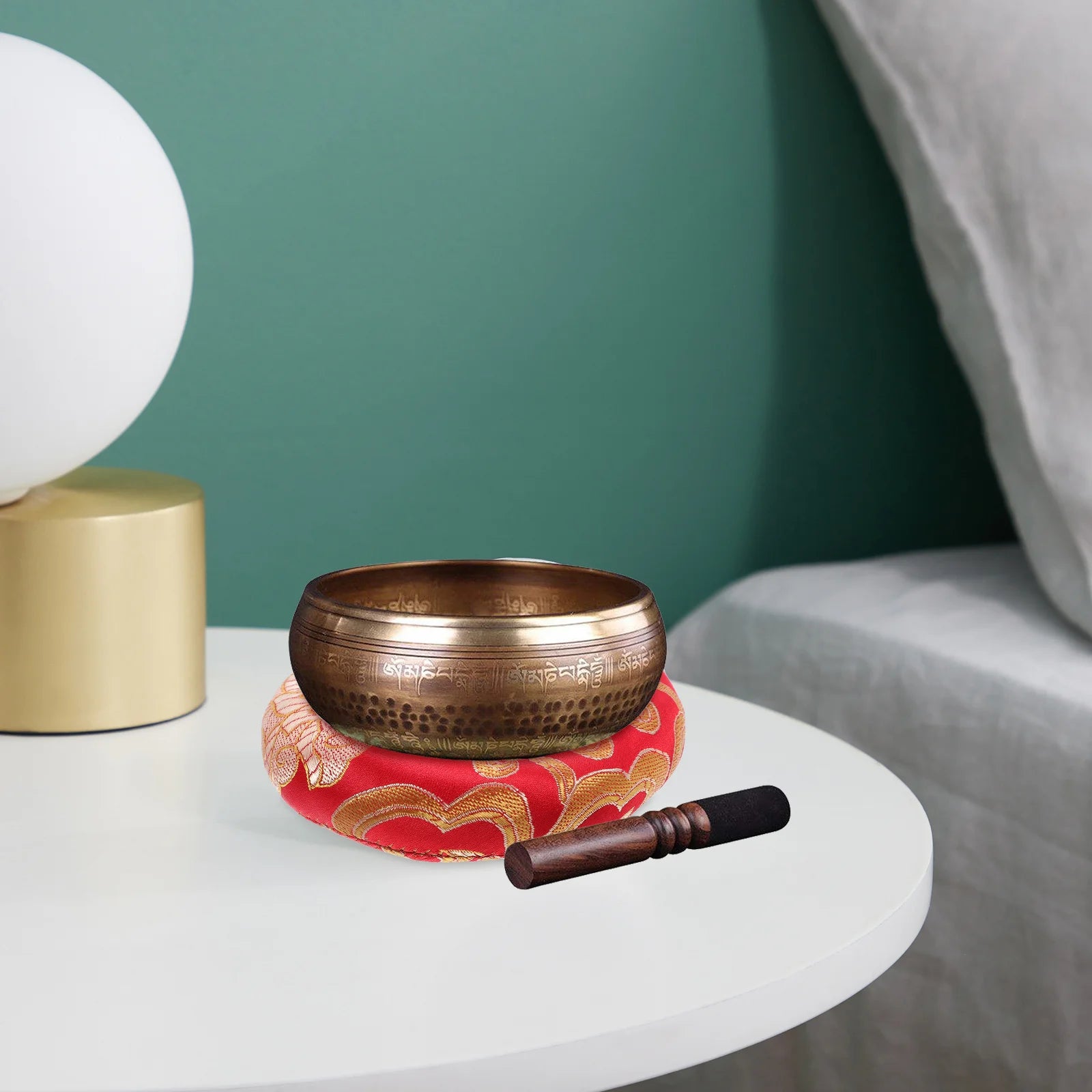 3Pcs Handmade Tibetan Singing Bowl Cushions Set