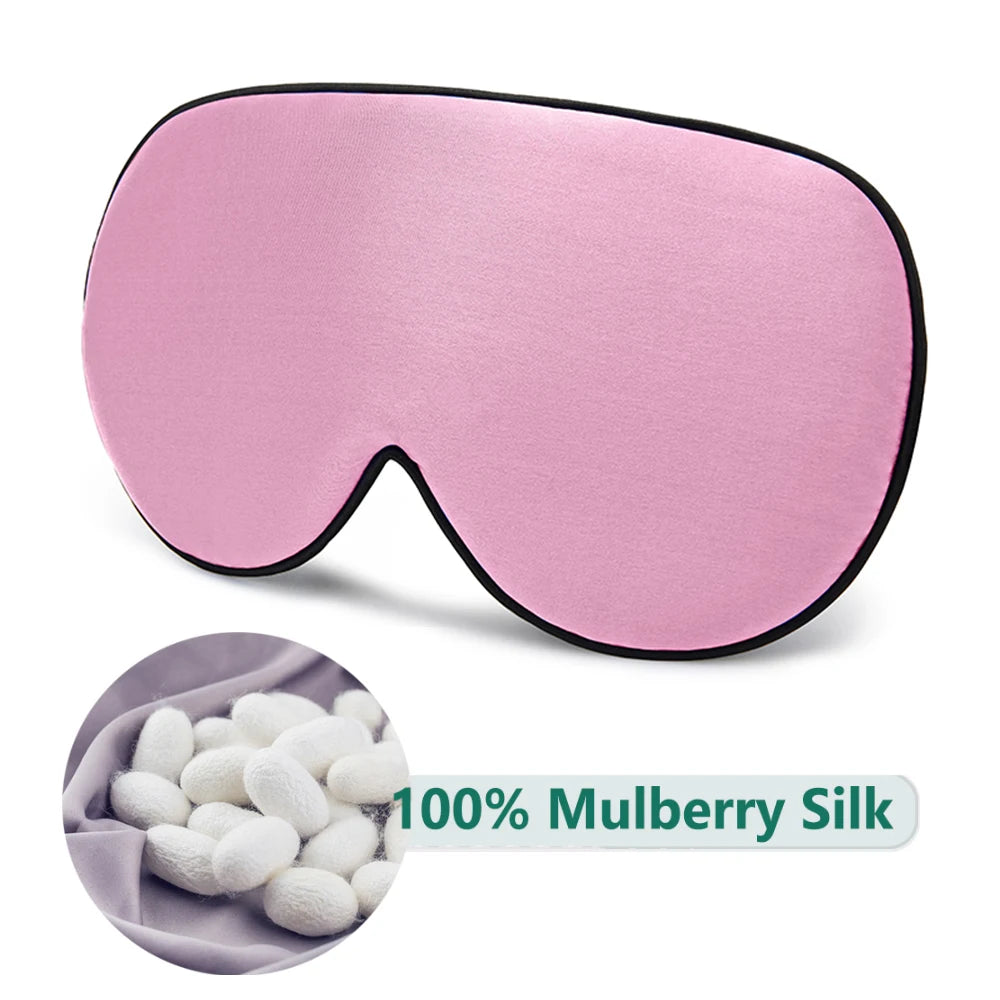 100% Natural Mulberry Silk Sleep Mask – Soft & Comfortable Eye Cover