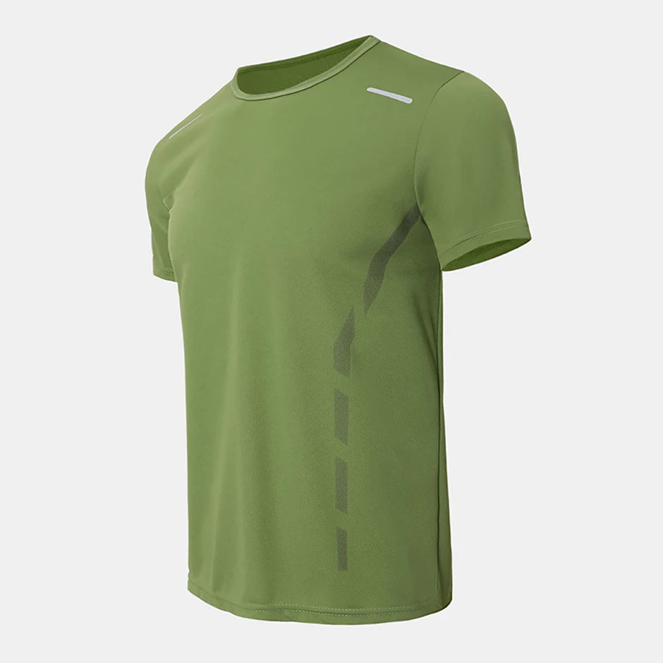 Men’s Summer Quick-Dry Printed Sports T-Shirt – Loose Fit