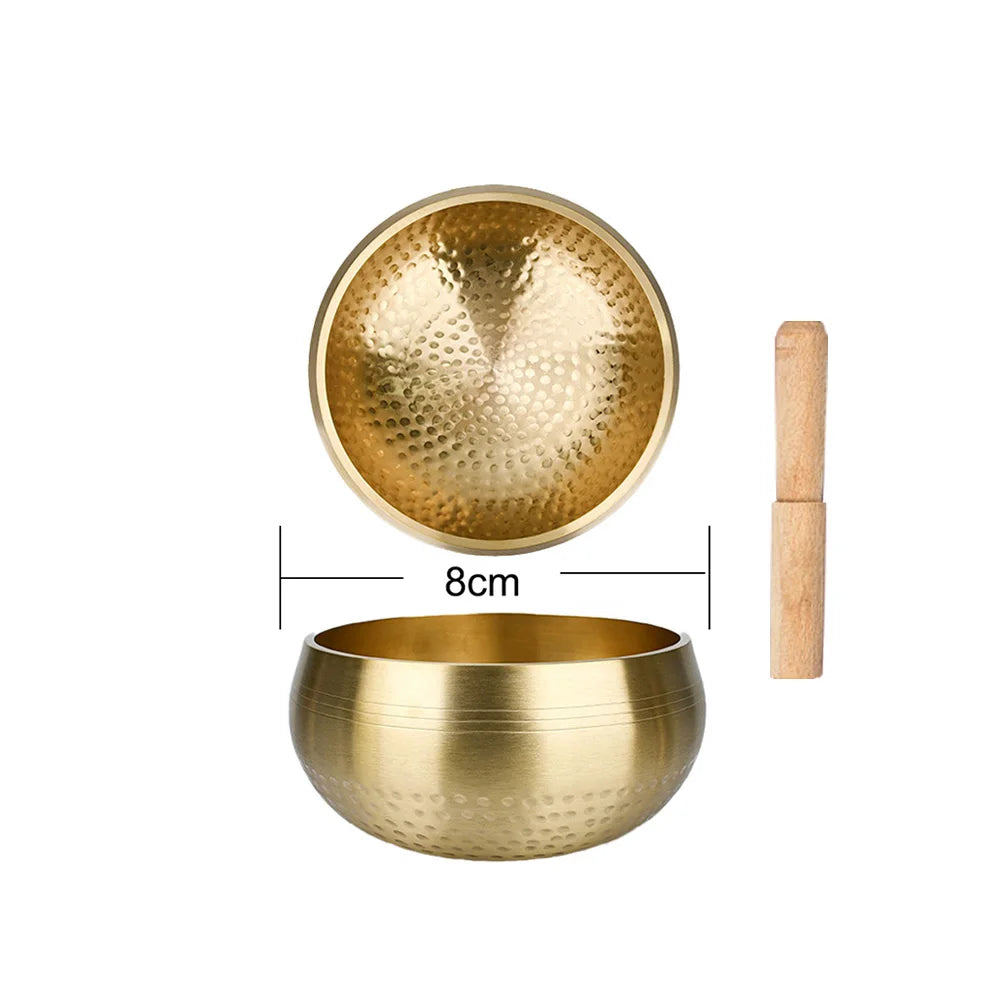 Tibetan Brass Singing Bowl – Handmade Meditation & Healing Tool