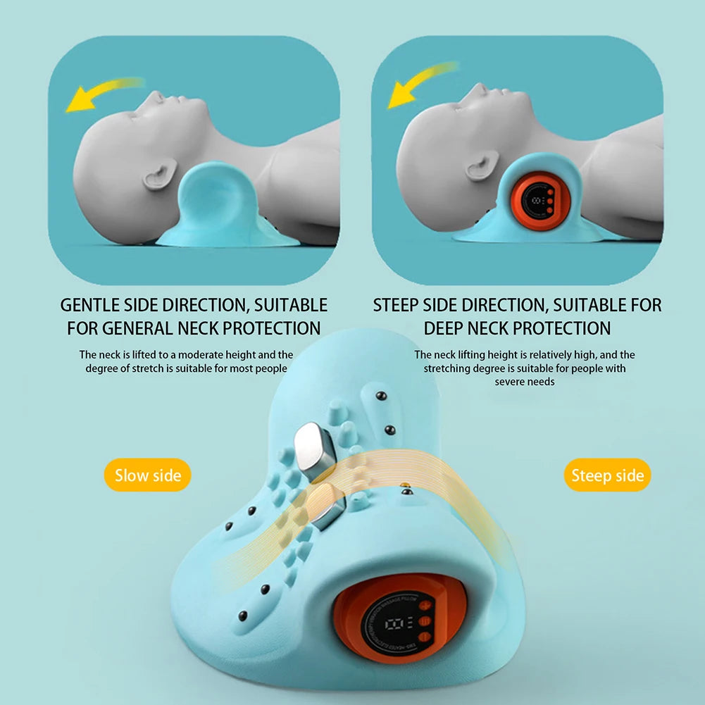 Portable Cervical Massager – Neck & Head Acupoint Massage Pillow