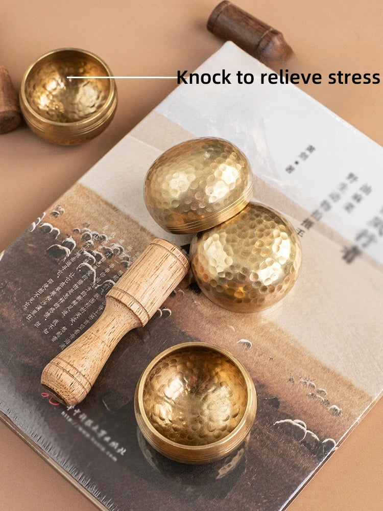 Mini Tibetan Singing Bowl – Handmade Meditation & Yoga Bowl